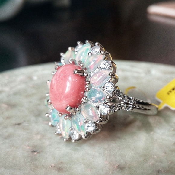 Jewelry - Oregon Peach and Ethiopian Opal Ring